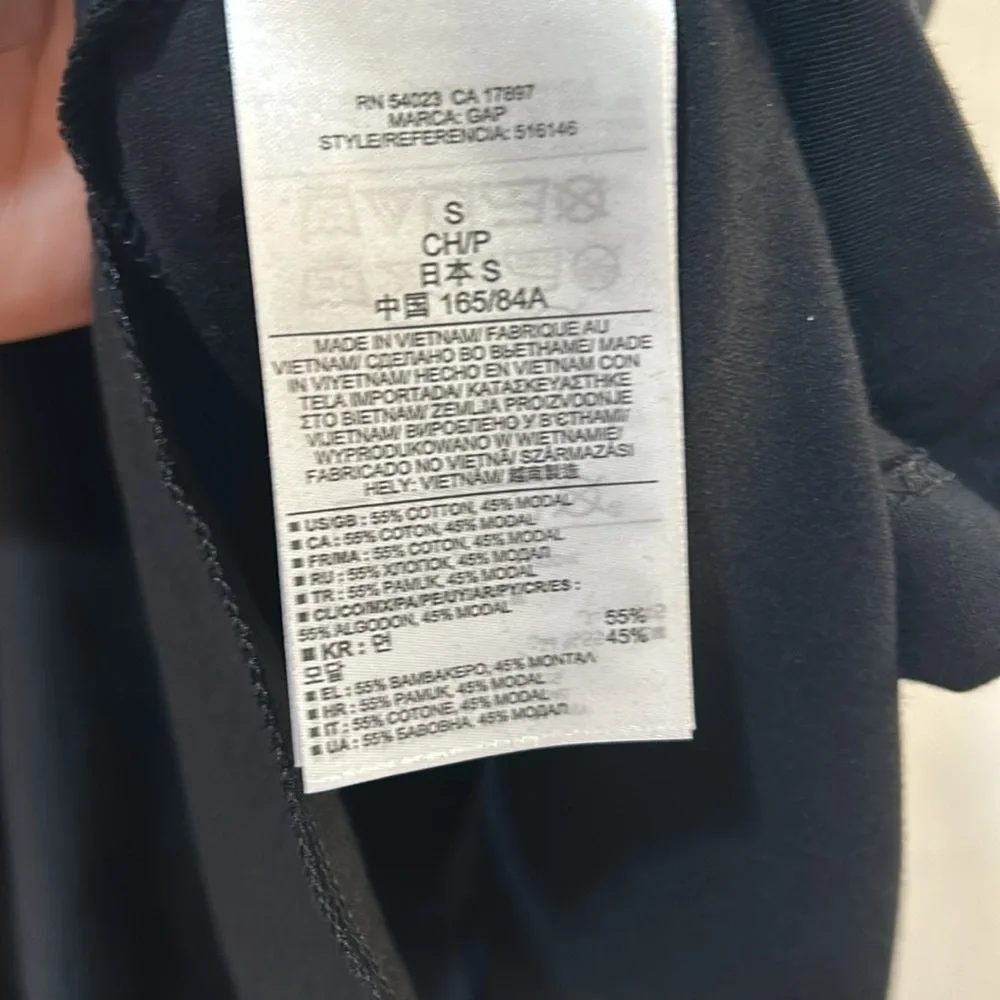 GAD MIDI DRESS Sz SMALL BLACK LONG SLEEVES OVERSIZED NEW - Picture 7 of 11